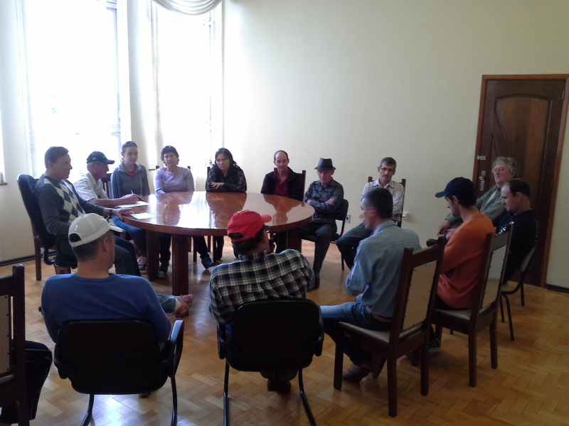 COMUNIDADE DE CONSOLATA VISITA PREFEITO